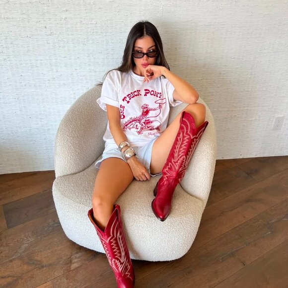 Oversized Cowboy Tee - Picture 1 of 2